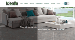 Desktop Screenshot of ceramicaidealle.com.br