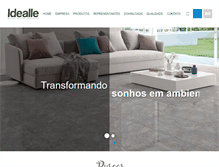 Tablet Screenshot of ceramicaidealle.com.br